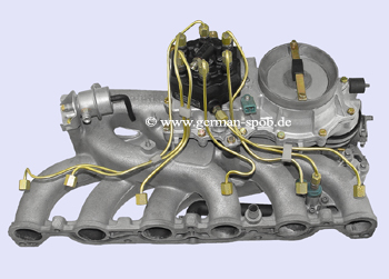 0438100084 Polttoaineen Jakaja Bosch  | Mercedes M110 280 SE W123 W116 R107 C107 W460 | regeneroitu 0 438 100 084 Bosch 0438100084, 0986438084, 0 438 100 084, 0 986 438 084 Mercedes W123, W116, R107, C107, W460 mit M110